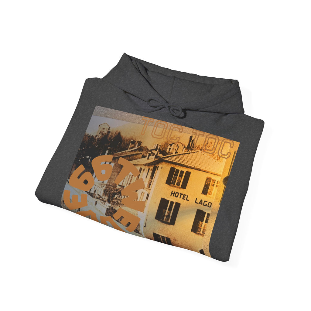 Retro Hotel Lago Hooded Sweatshirt