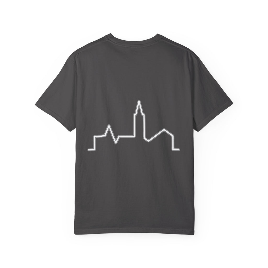 Vintage Lakeside Photo Tee — "66TWELVE" Graphic T-Shirt