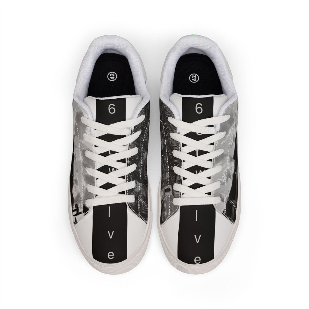 Men's Low-Top Leather Sneakers