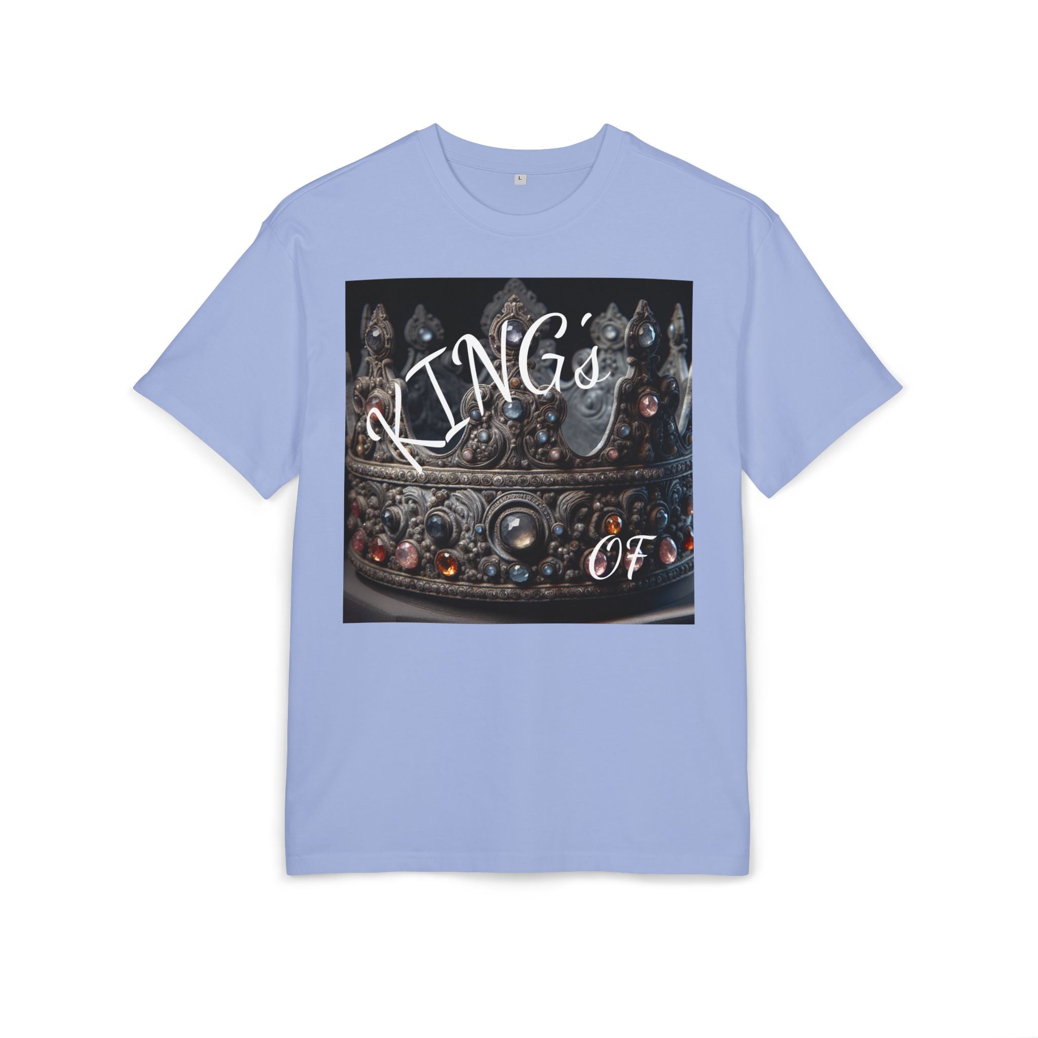 Crown King Oversized Tee - Stylish Unisex T-Shirt for Royalty, Streetwear, Casual Style, Gift for Him/Her, Birthday, Fashion Statement