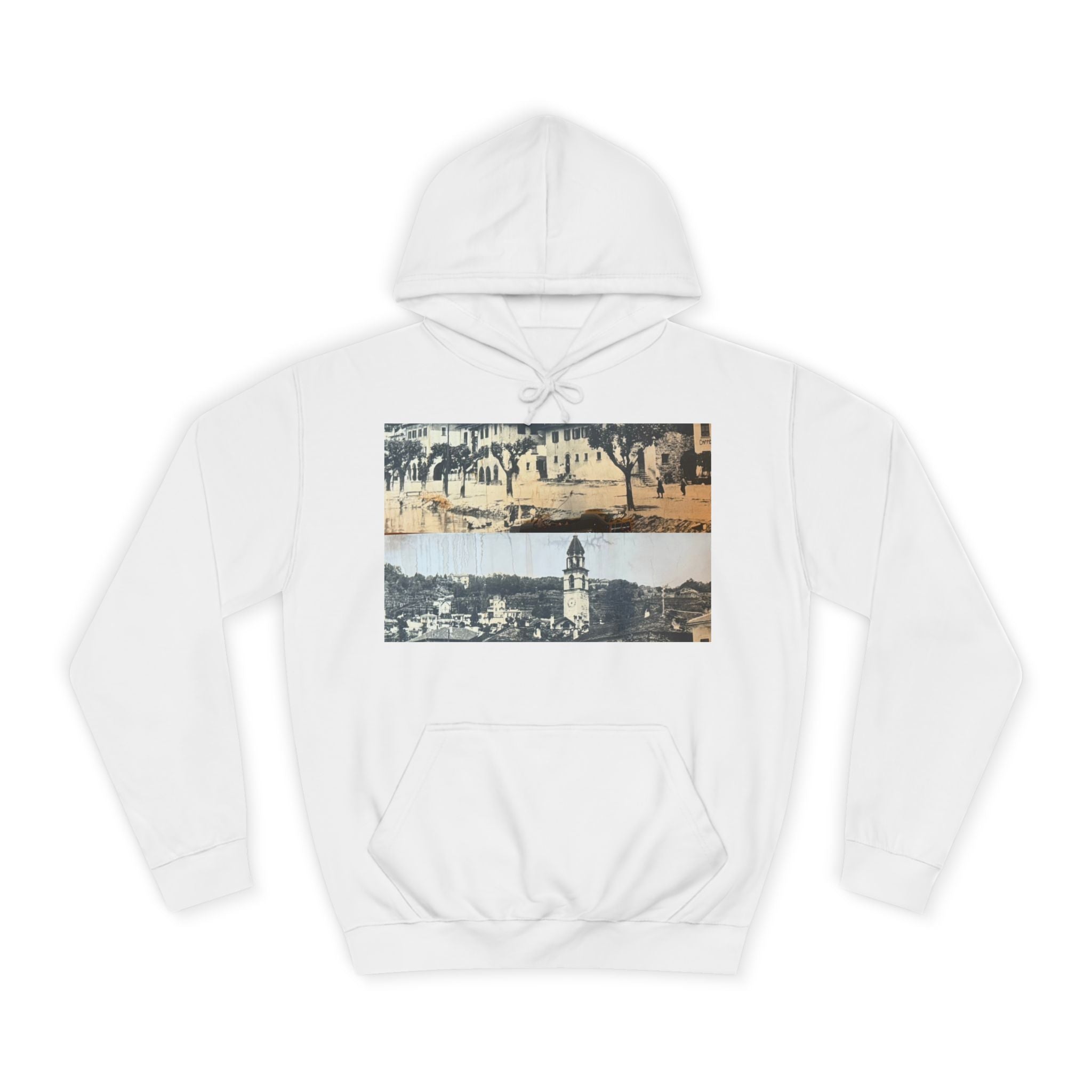Vintage College Hoodie, Nostalgic Sweatshirt, Unisex Casualwear, Gift for Students, College Apparel, Retro Style, Warm Layer