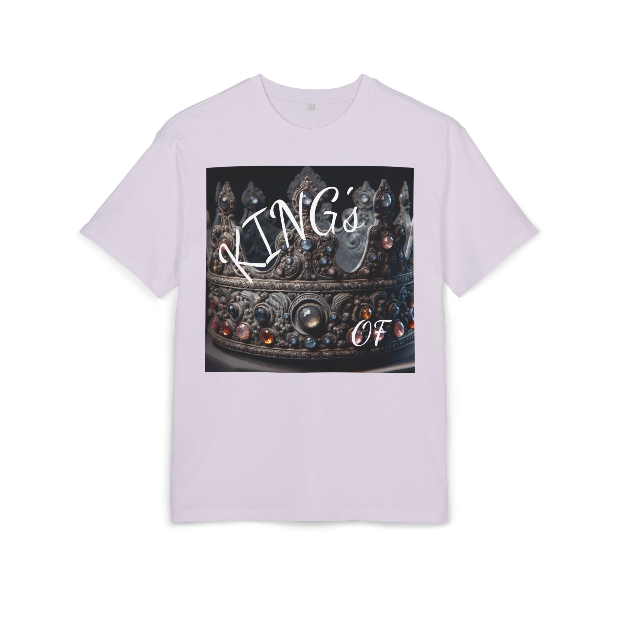 Crown King Oversized Tee - Stylish Unisex T-Shirt for Royalty, Streetwear, Casual Style, Gift for Him/Her, Birthday, Fashion Statement