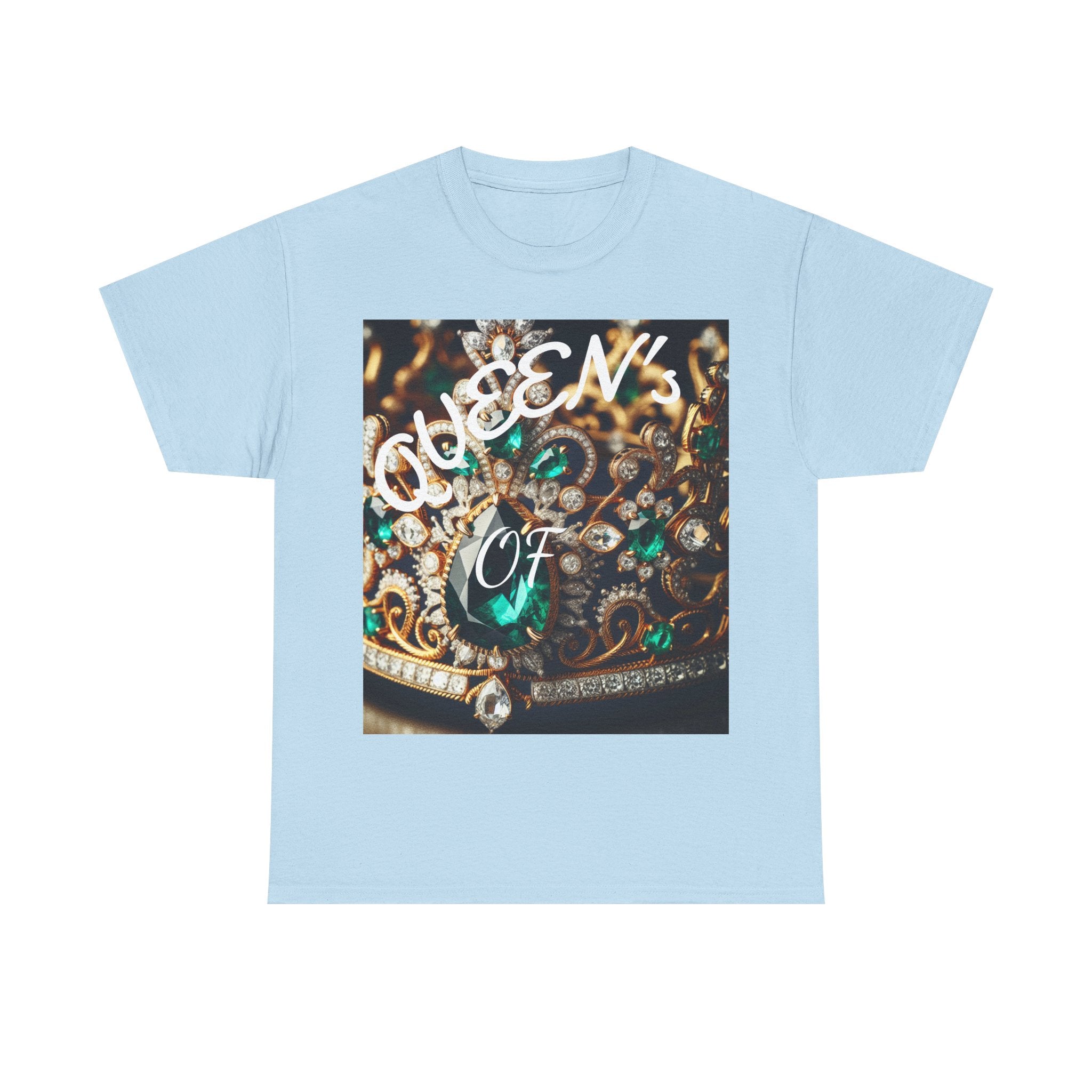 Queen of 66Twelve Unisex Heavy Cotton Tee, Stylish Graphic Tee, Trendy Gift, Casual Wear, Birthday Gift, Everyday Fashion