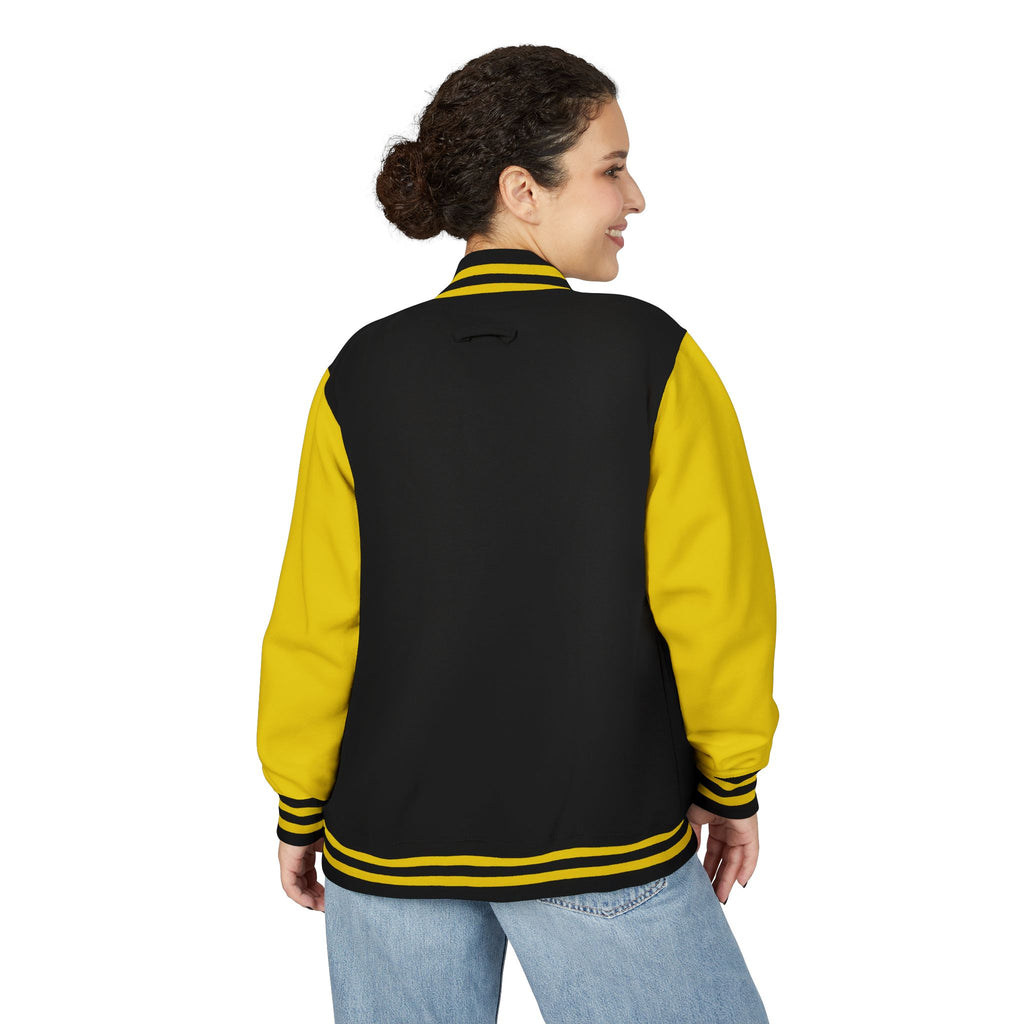 Stylish Unisex Heavyweight Letterman Jacket - Perfect for Game Days, Casual Outings, Celebrations, Sports Events, or Team Spirit