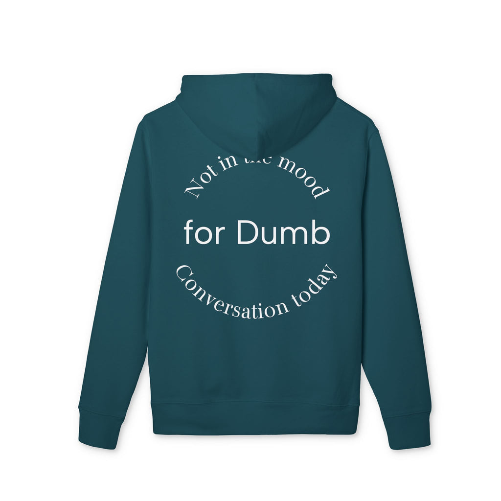 Hoodie — Minimal 'for Dumb' Circle Logo Pullover