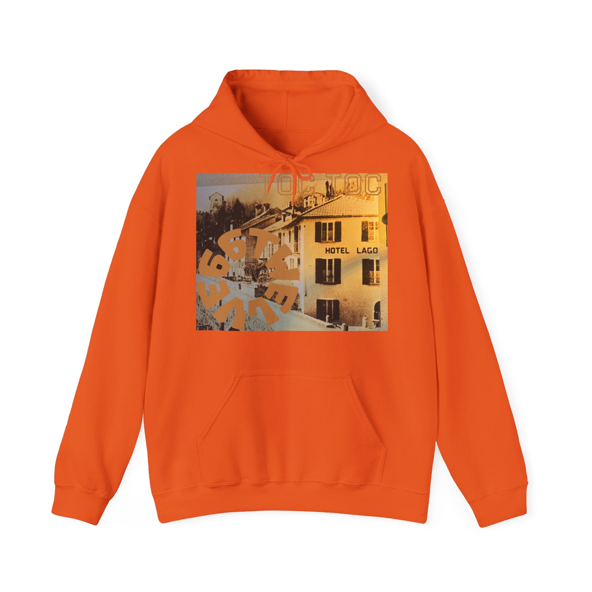 Retro Hotel Lago Hooded Sweatshirt