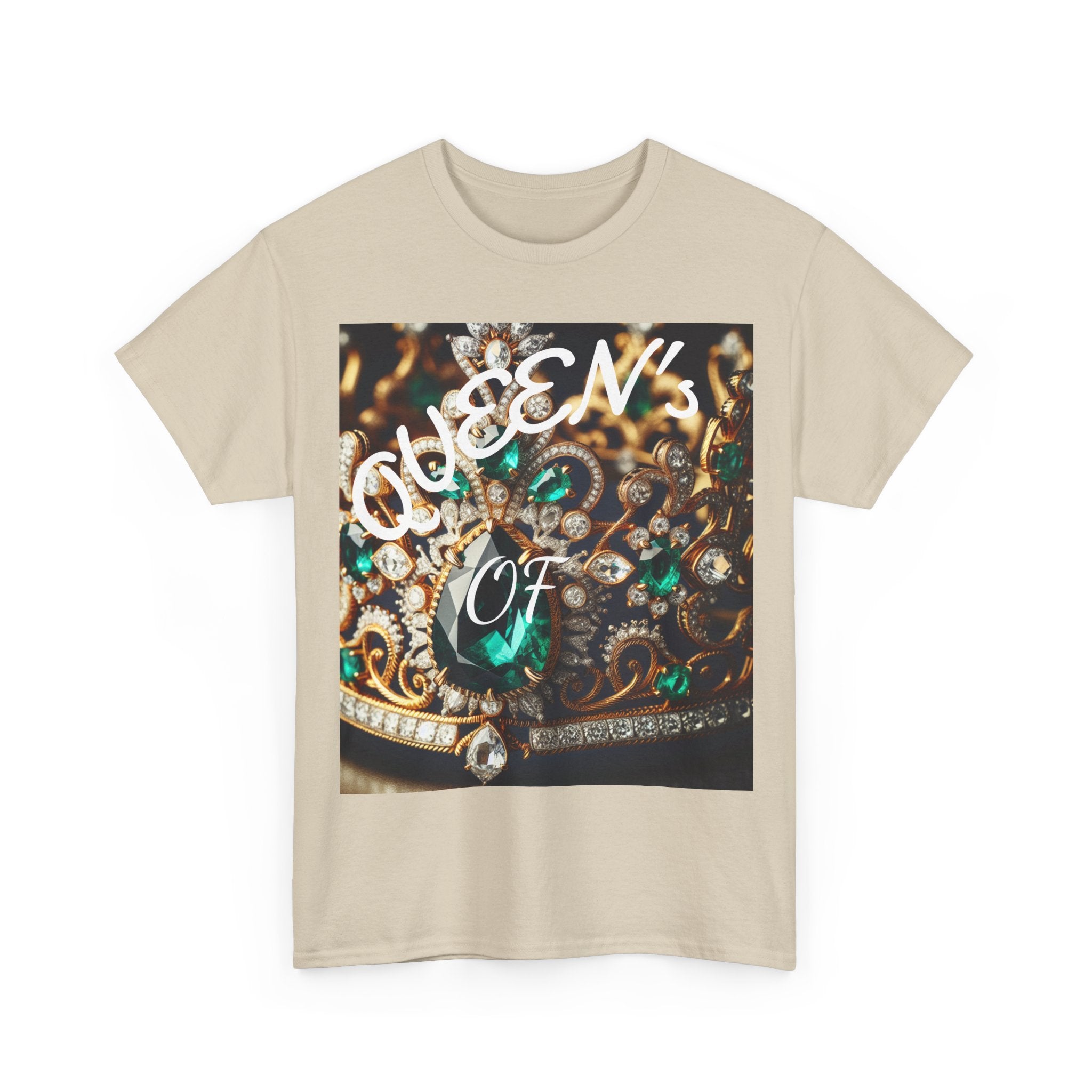 Queen of 66Twelve Unisex Heavy Cotton Tee, Stylish Graphic Tee, Trendy Gift, Casual Wear, Birthday Gift, Everyday Fashion