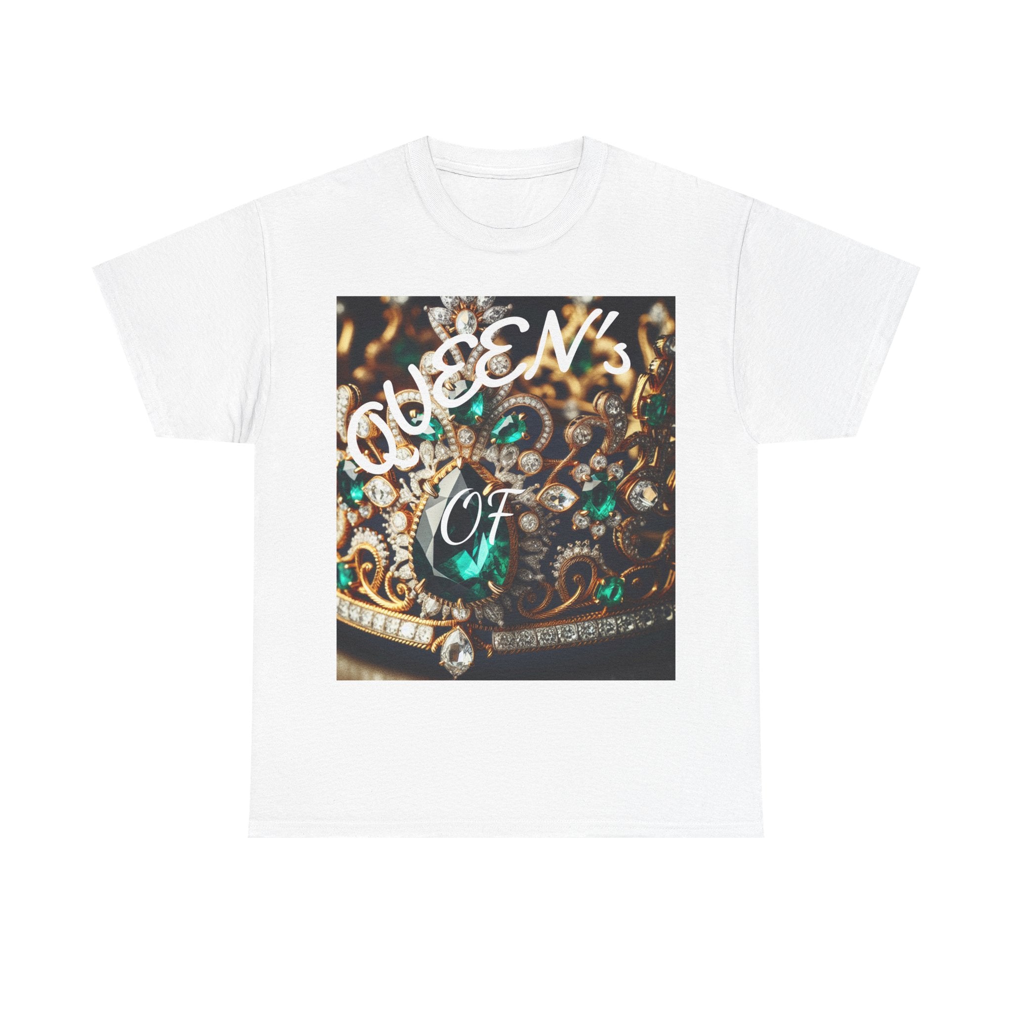 Queen of 66Twelve Unisex Heavy Cotton Tee, Stylish Graphic Tee, Trendy Gift, Casual Wear, Birthday Gift, Everyday Fashion