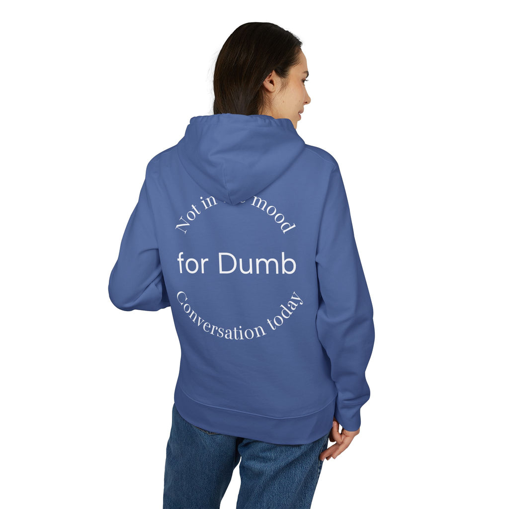 Hoodie — Minimal 'for Dumb' Circle Logo Pullover