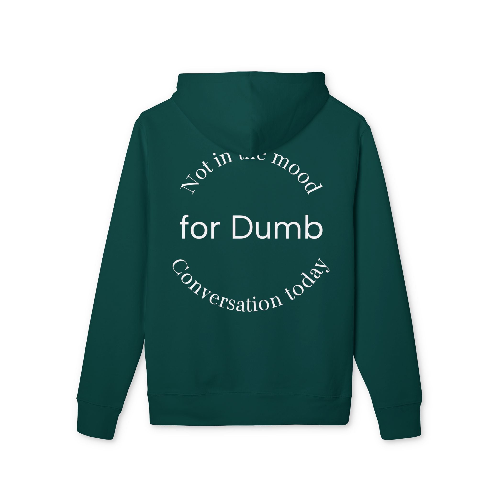 Hoodie — Minimal 'for Dumb' Circle Logo Pullover