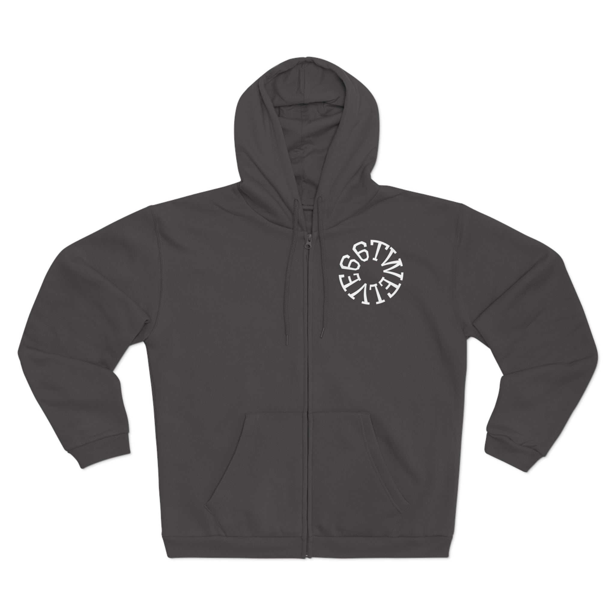 Urban Vibe Unisex Zip Hoodie with City Skyline Design