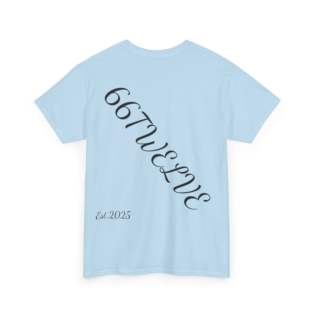 Queen of 66Twelve Unisex Heavy Cotton Tee, Stylish Graphic Tee, Trendy Gift, Casual Wear, Birthday Gift, Everyday Fashion