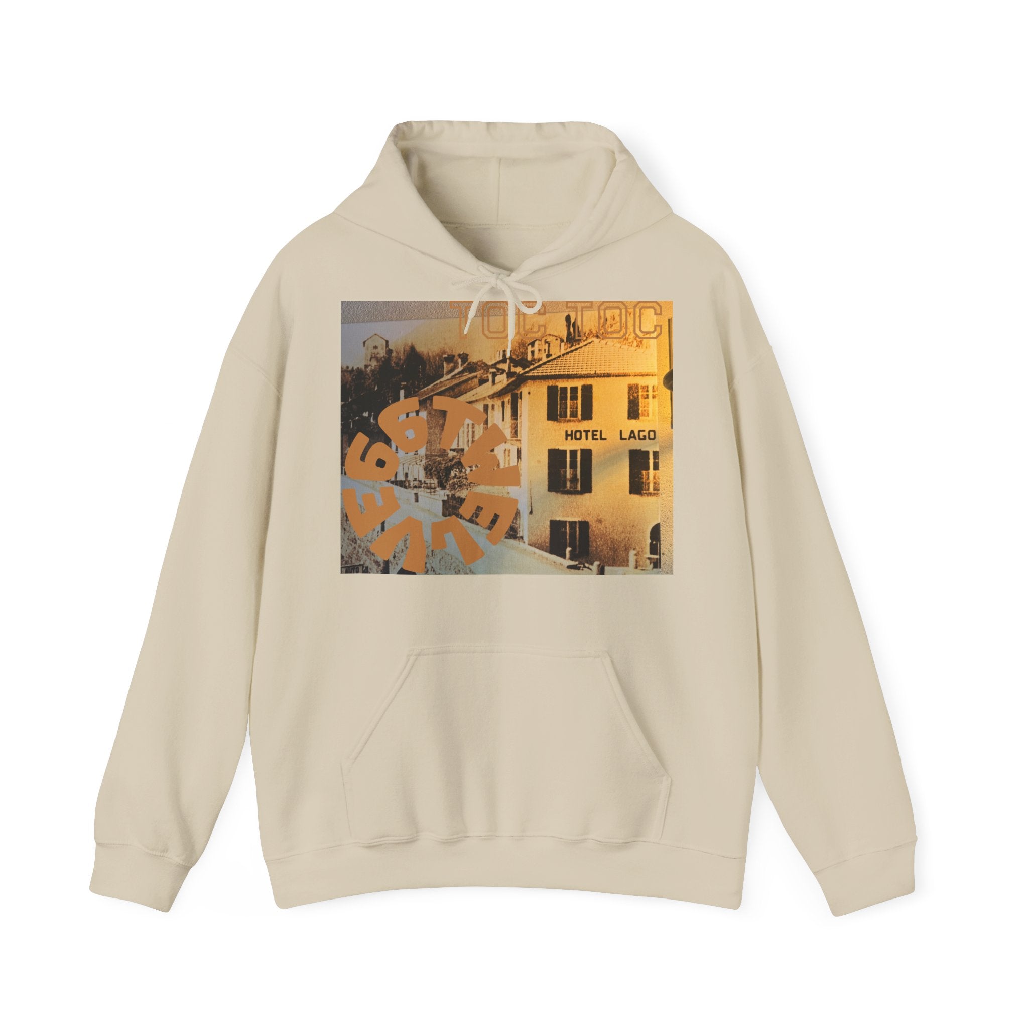 Retro Hotel Lago Hooded Sweatshirt