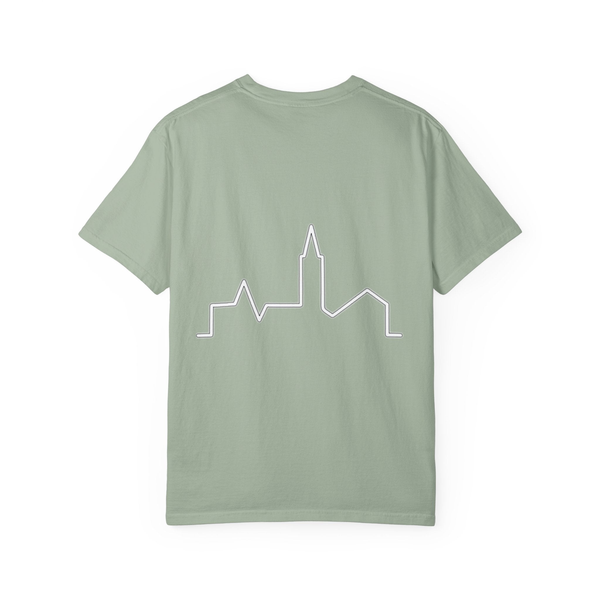 Vintage Lakeside Photo Tee — "66TWELVE" Graphic T-Shirt