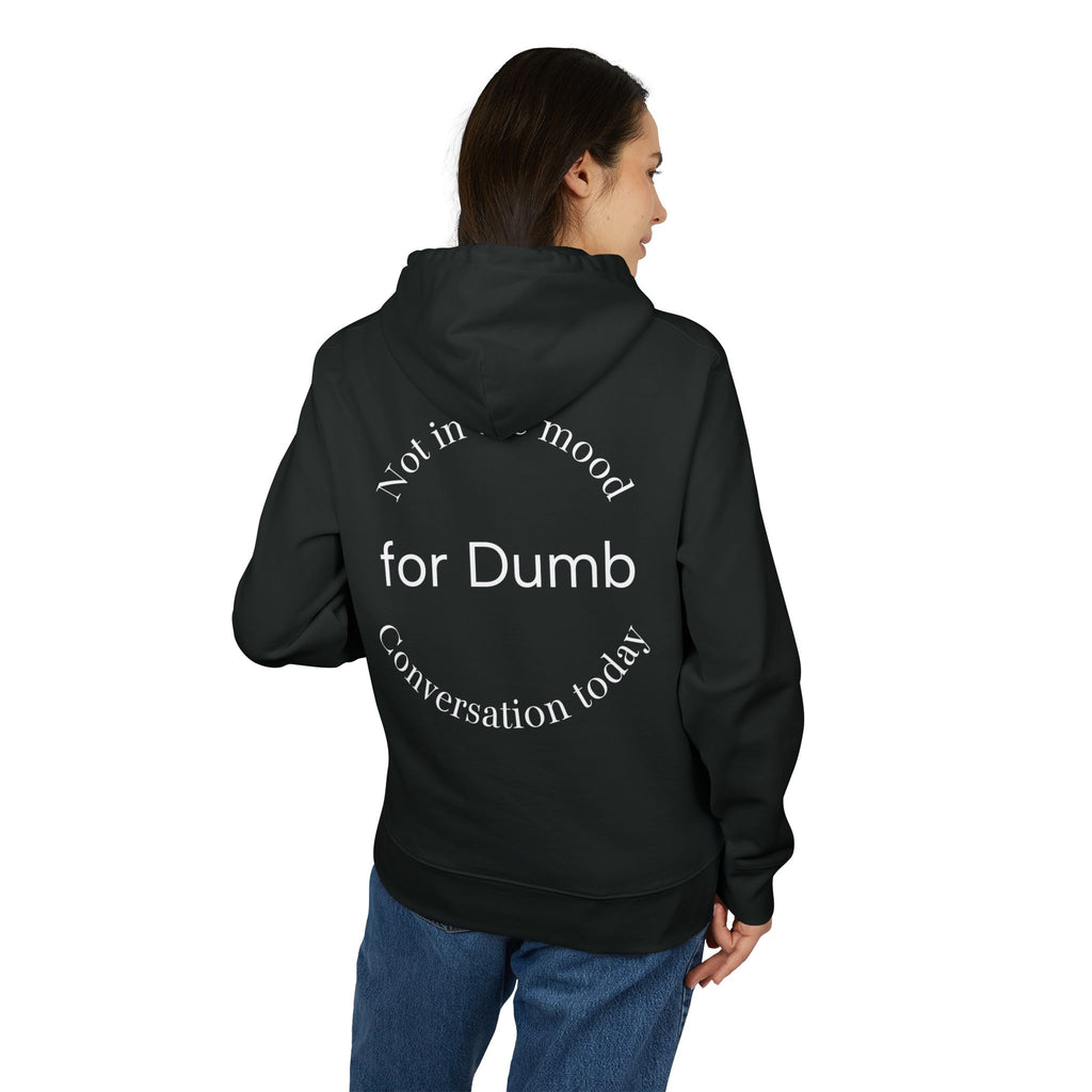 Hoodie — Minimal 'for Dumb' Circle Logo Pullover