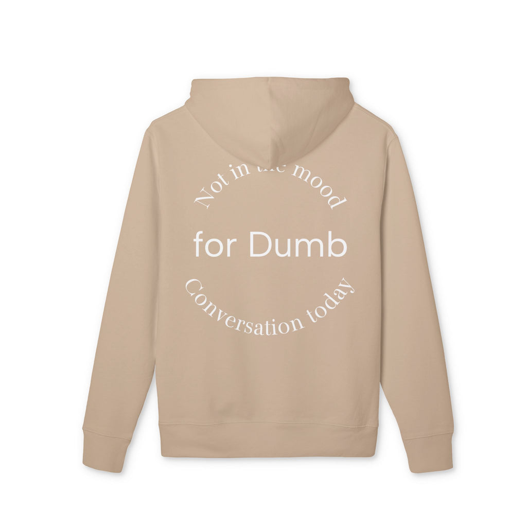 Hoodie — Minimal 'for Dumb' Circle Logo Pullover