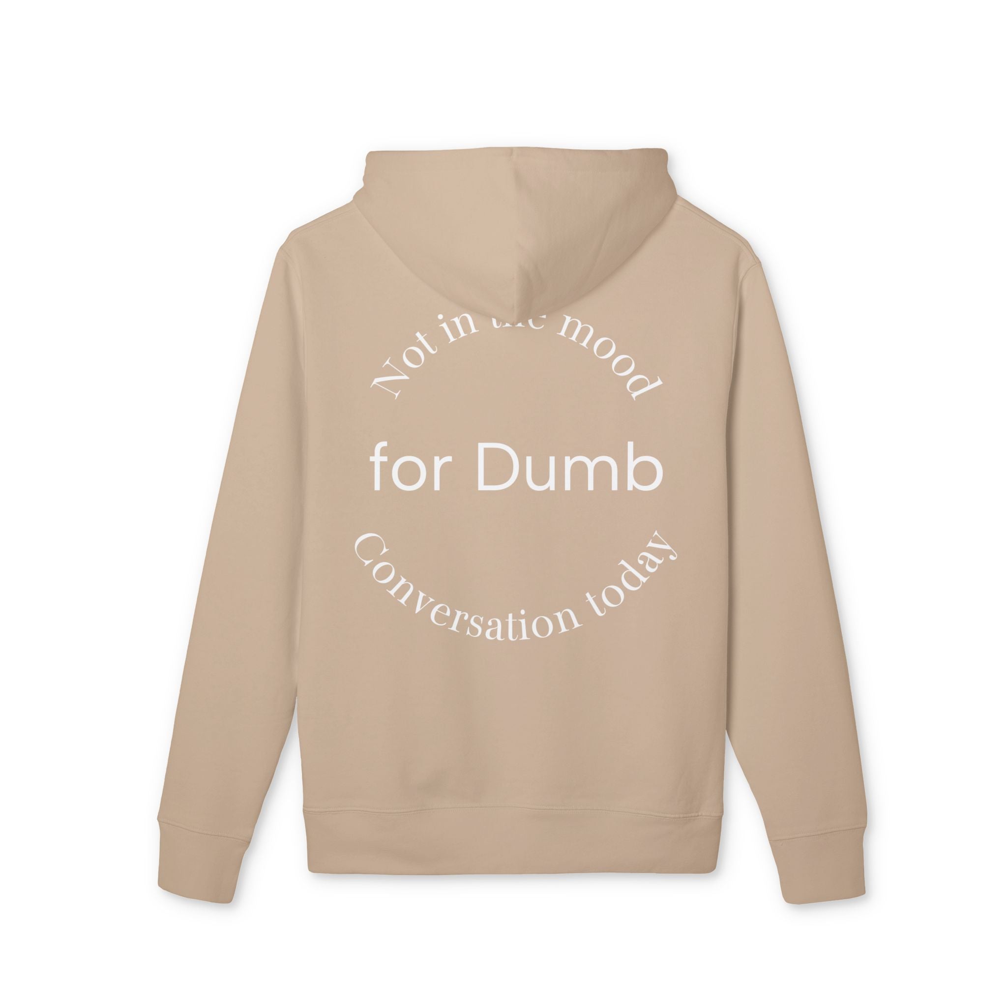 Hoodie — Minimal 'for Dumb' Circle Logo Pullover