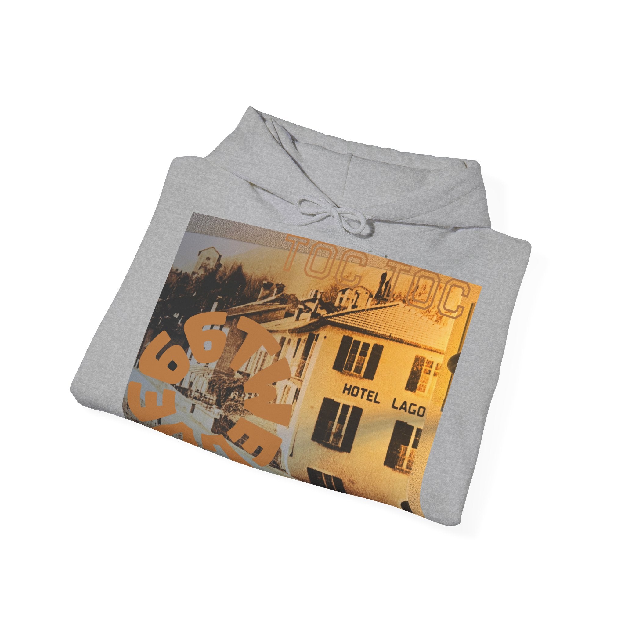 Retro Hotel Lago Hooded Sweatshirt