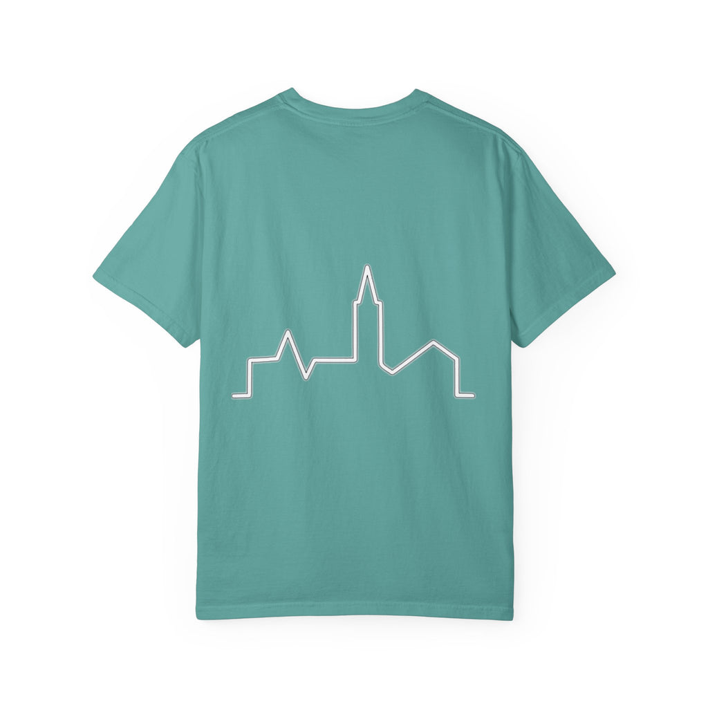 Vintage Lakeside Photo Tee — "66TWELVE" Graphic T-Shirt
