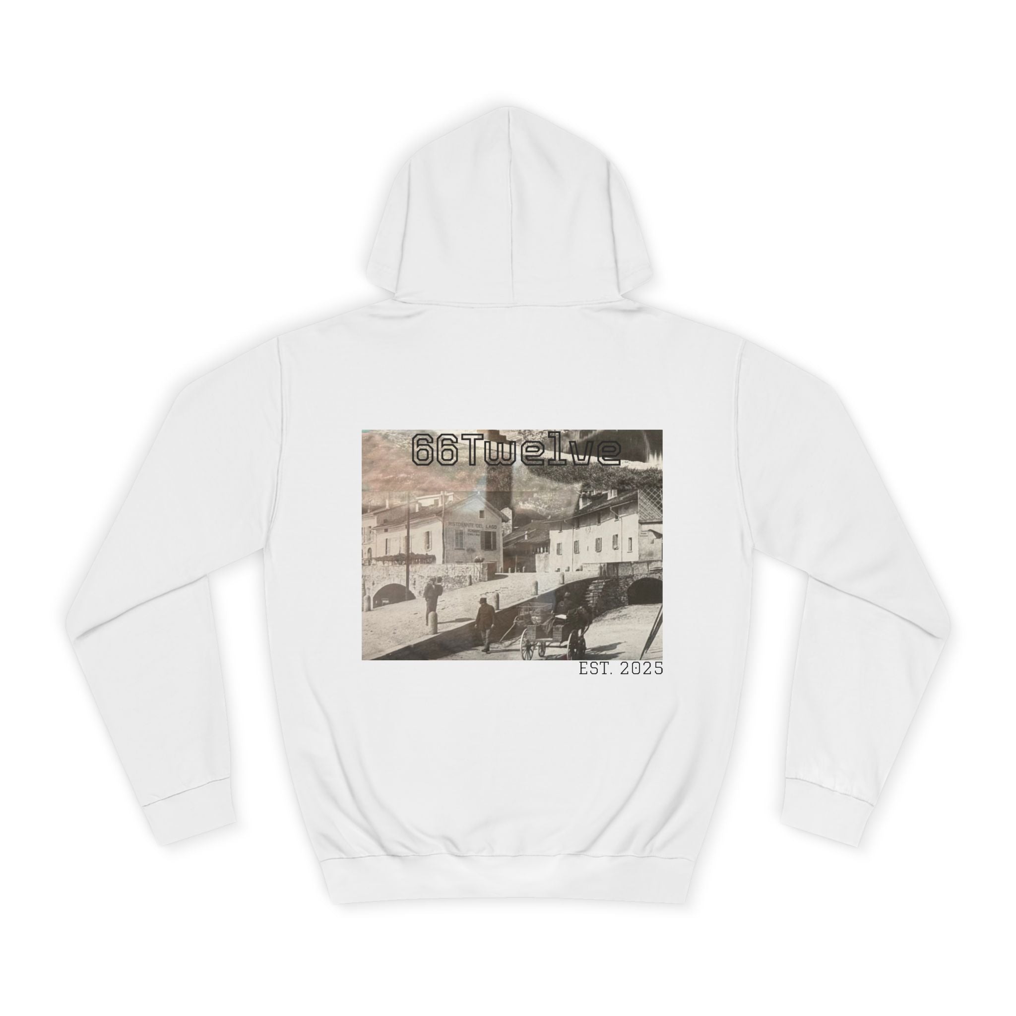 Vintage College Hoodie, Nostalgic Sweatshirt, Unisex Casualwear, Gift for Students, College Apparel, Retro Style, Warm Layer