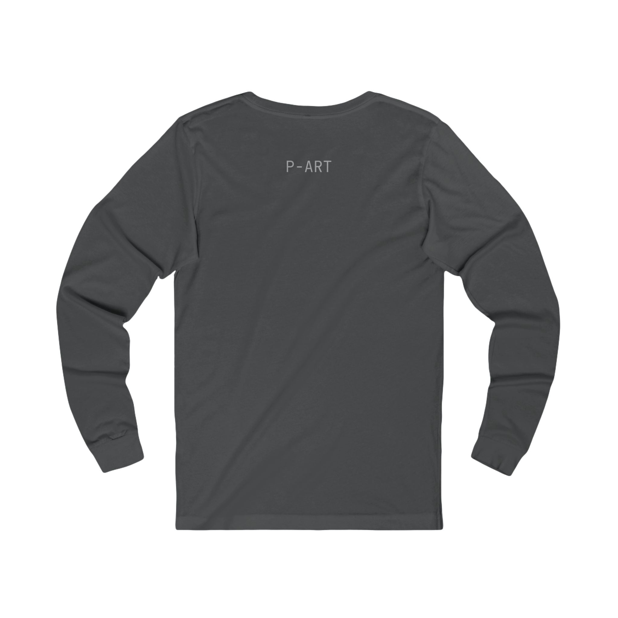 Artistic Unisex Long Sleeve Tee, Casual Wear, Graphic Tee, Trendy Apparel, Gift for Art Lovers, Unique Shirt
