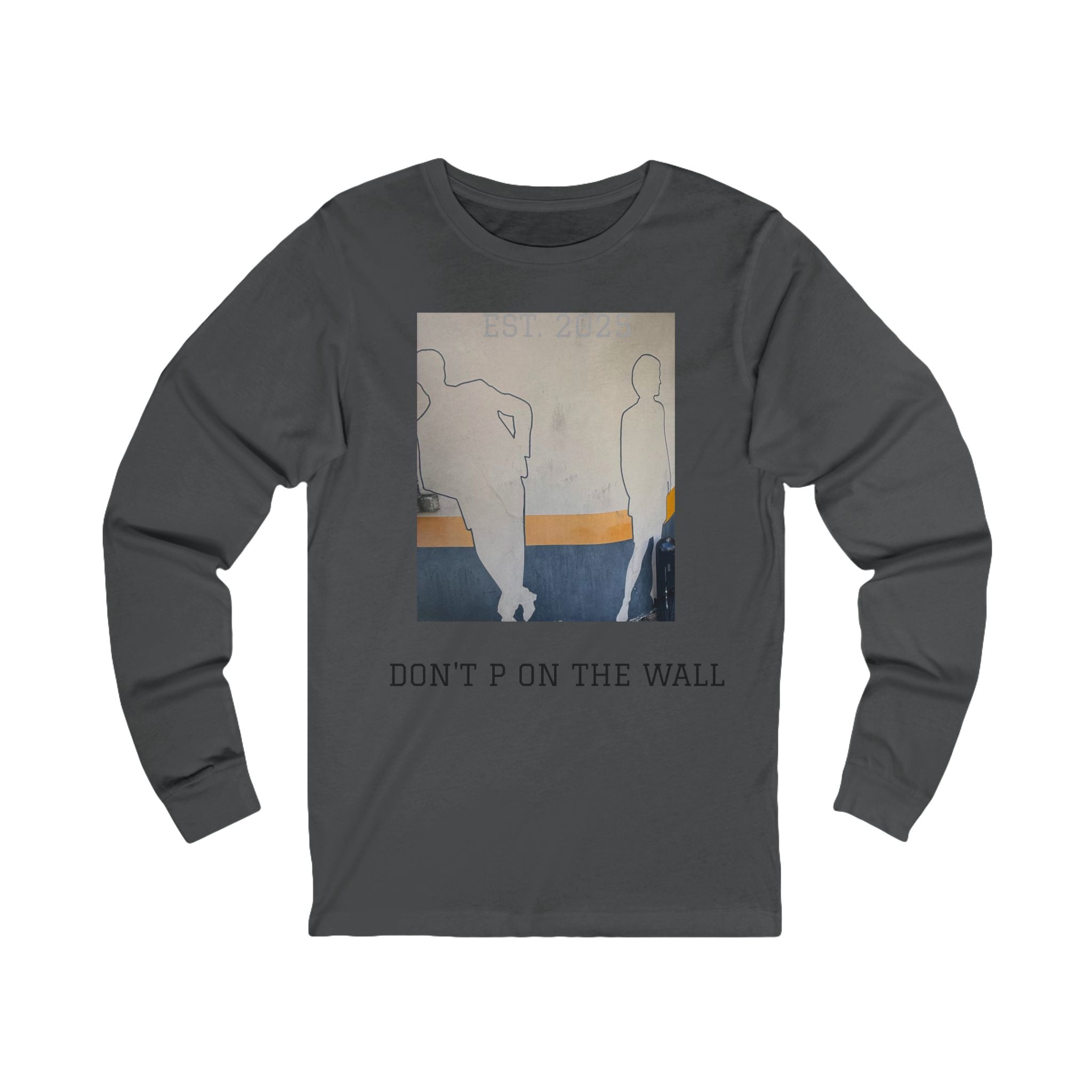 Artistic Unisex Long Sleeve Tee, Casual Wear, Graphic Tee, Trendy Apparel, Gift for Art Lovers, Unique Shirt