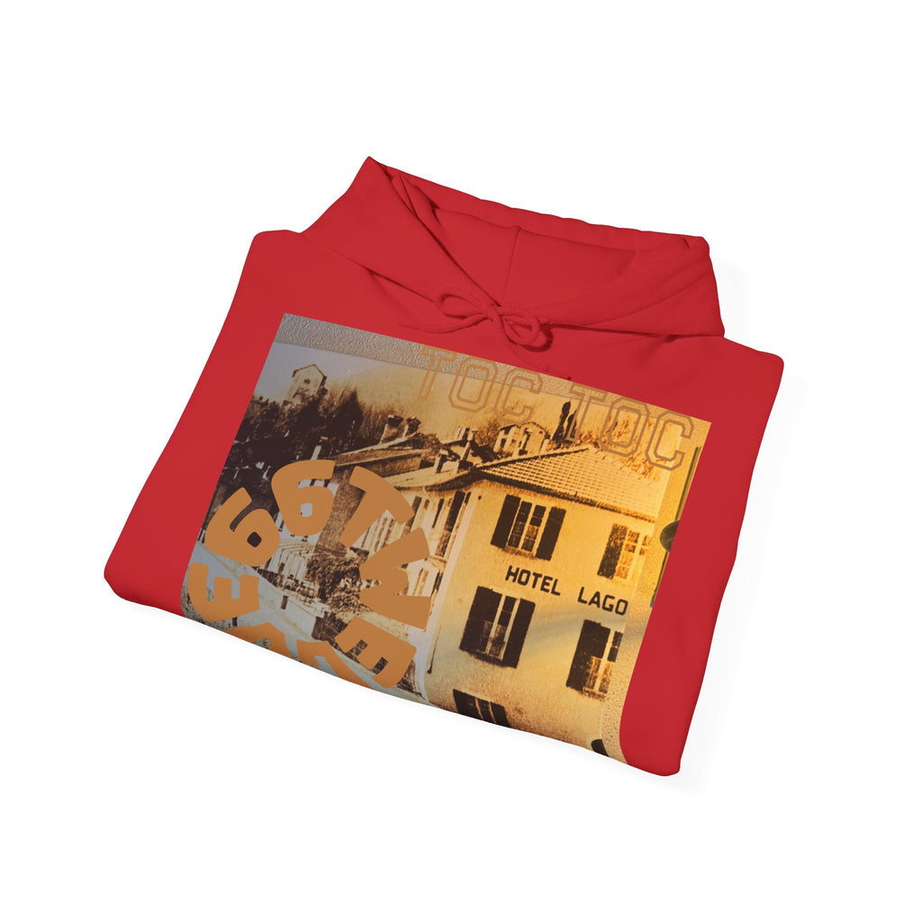 Retro Hotel Lago Hooded Sweatshirt
