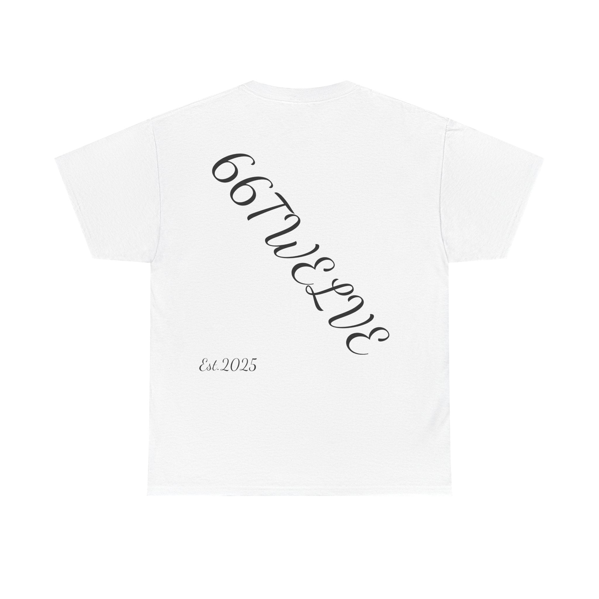 Queen of 66Twelve Unisex Heavy Cotton Tee, Stylish Graphic Tee, Trendy Gift, Casual Wear, Birthday Gift, Everyday Fashion