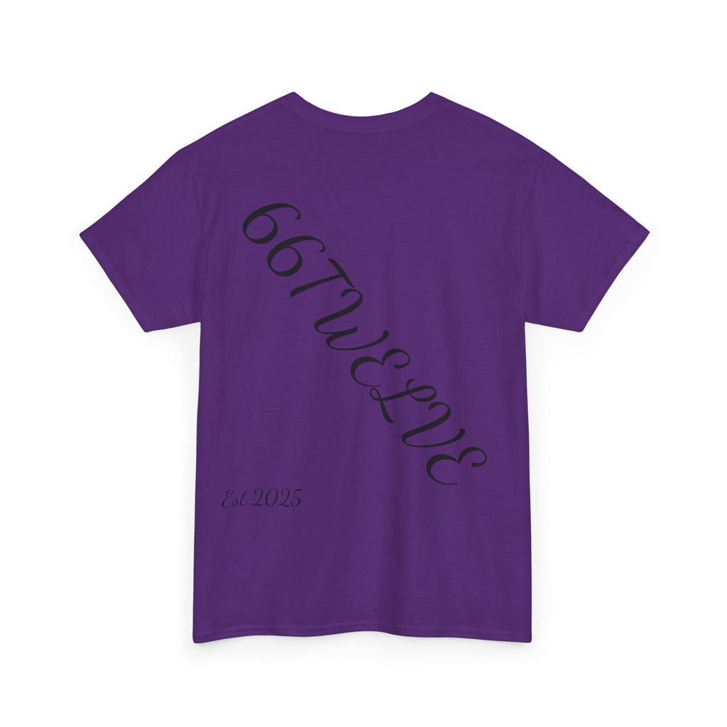 Queen of 66Twelve Unisex Heavy Cotton Tee, Stylish Graphic Tee, Trendy Gift, Casual Wear, Birthday Gift, Everyday Fashion