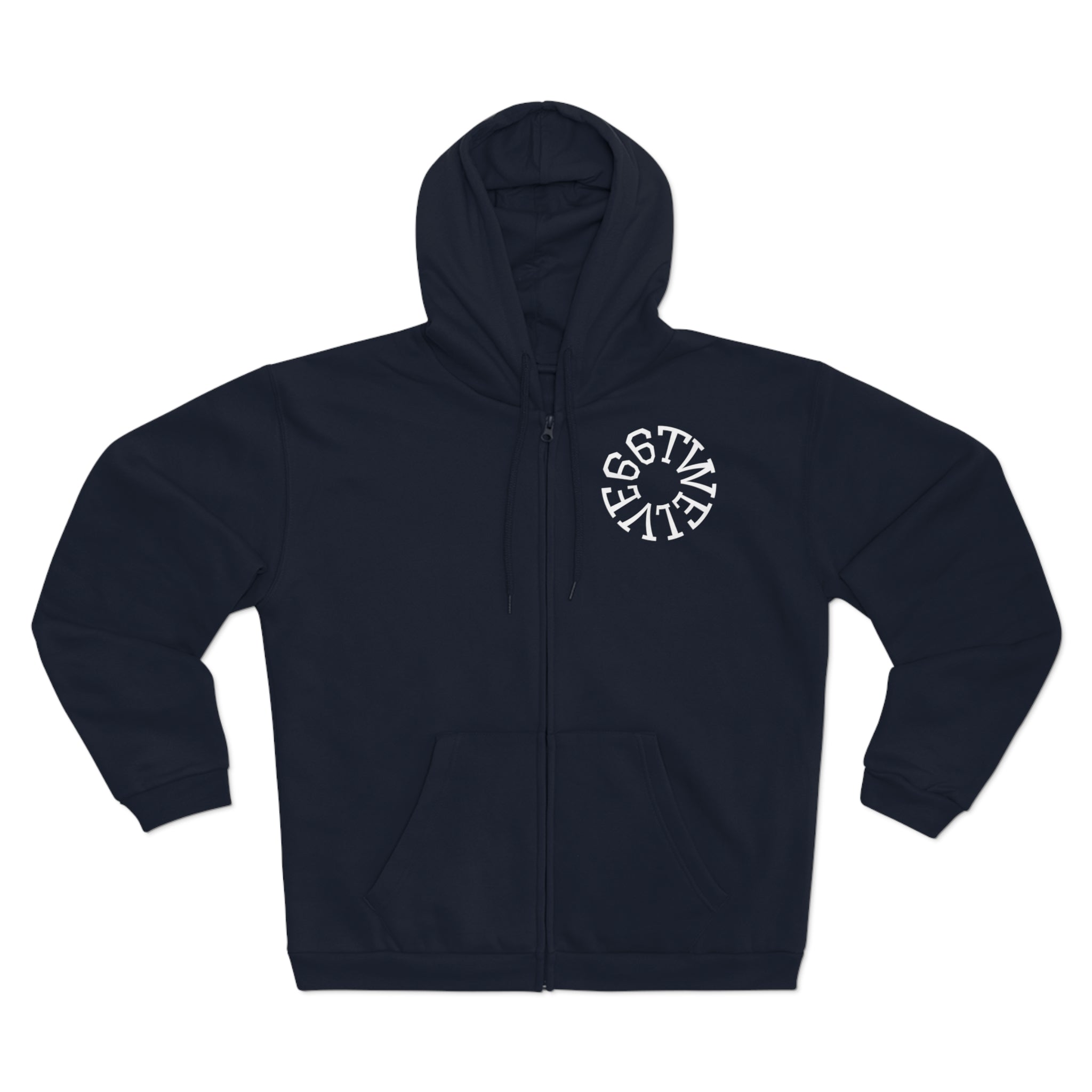 Urban Vibe Unisex Zip Hoodie with City Skyline Design