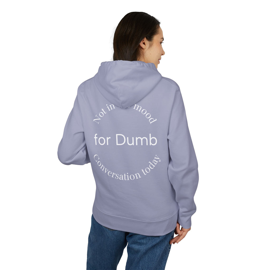 Hoodie — Minimal 'for Dumb' Circle Logo Pullover