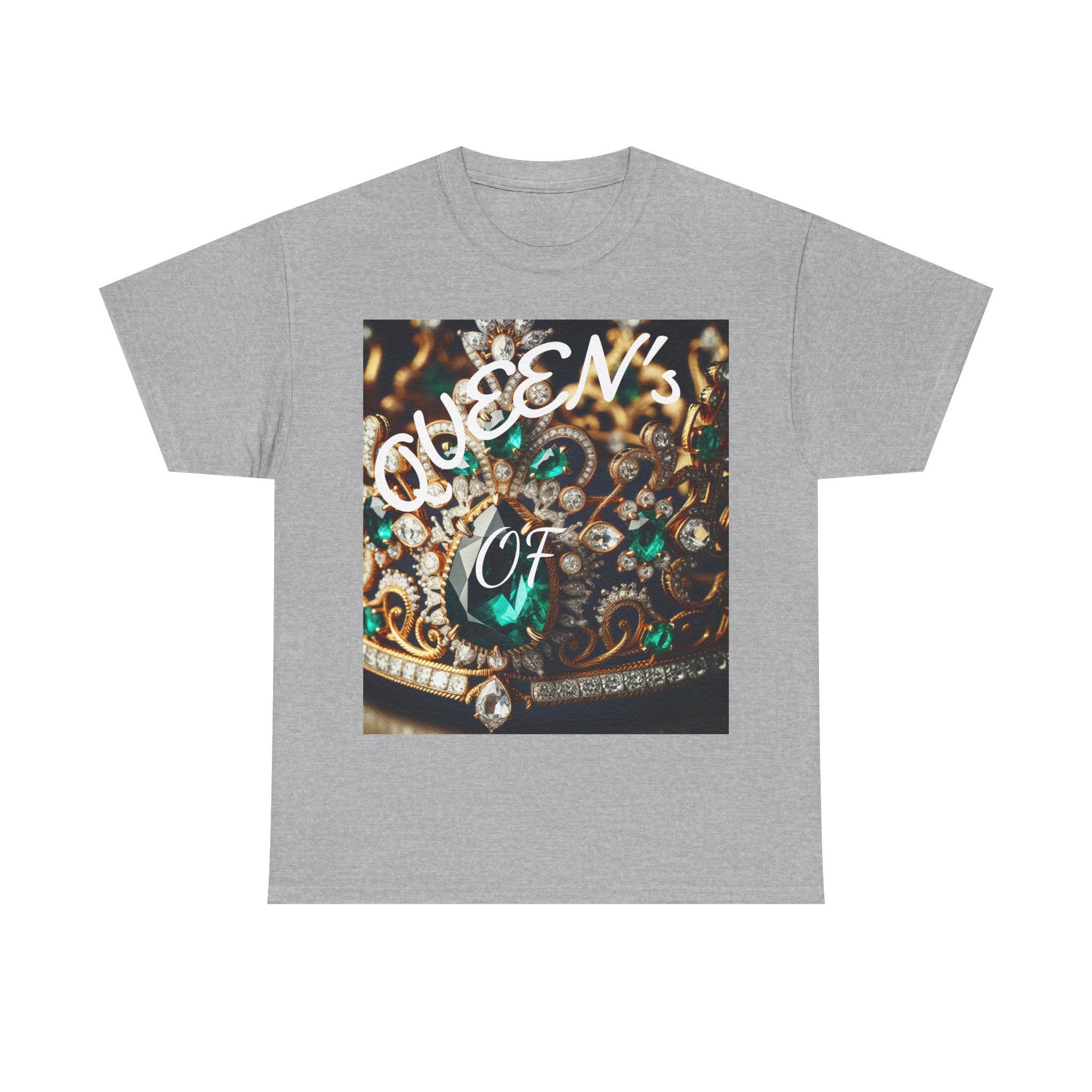 Queen of 66Twelve Unisex Heavy Cotton Tee, Stylish Graphic Tee, Trendy Gift, Casual Wear, Birthday Gift, Everyday Fashion