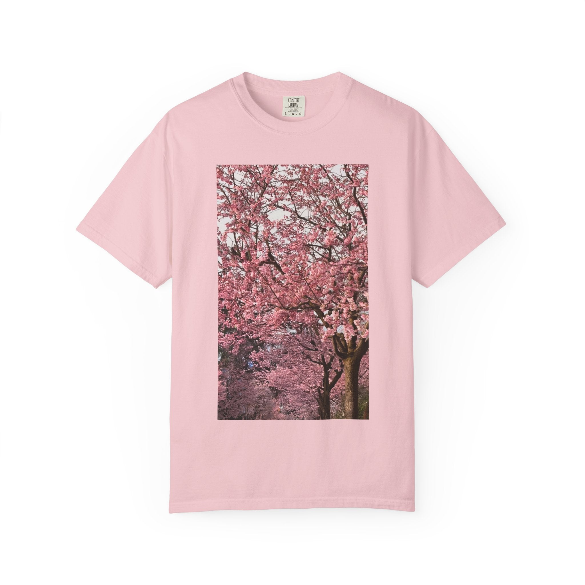 Cherry Blossom Tee — "66 Twelve" Script Back Graphic